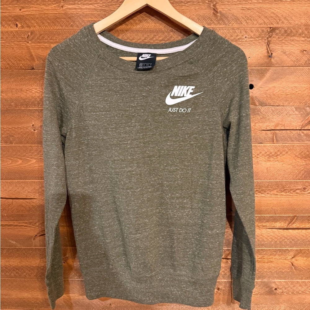 Nike Women's Olive Green long sleeve